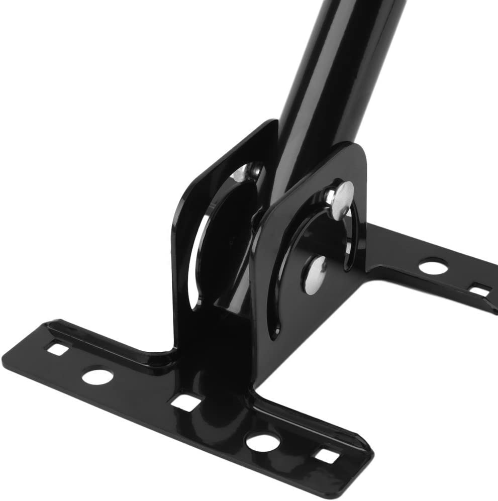 DYMACHINE Staffa di montaggio per antenna TV resistente alle intemperie, con base solida, tetto a J, treppiede 