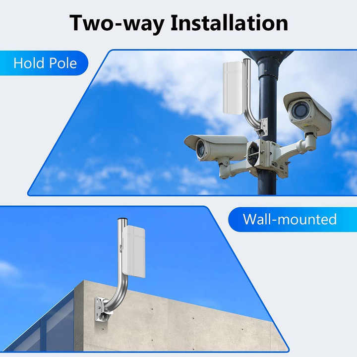 Staffe per palo di montaggio per antenna TV in acciaio inossidabile DYMACHINE